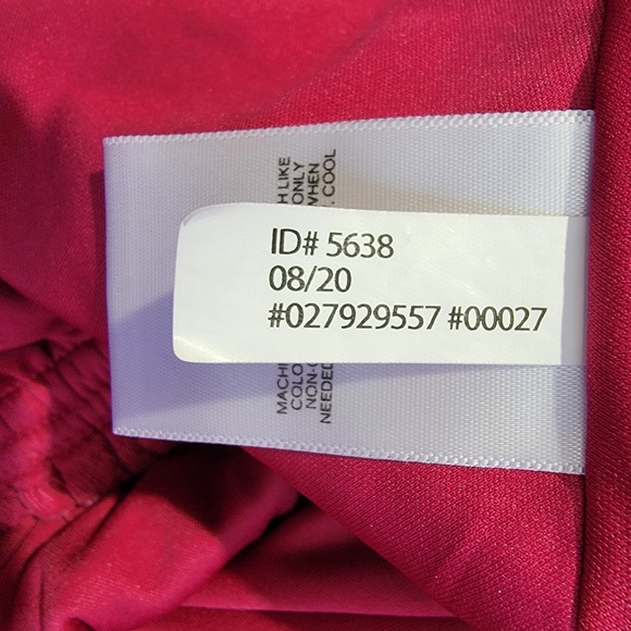 Express Sleeveless Front Tie Wide Leg Jumpsuit Magenta Purple Floral XL - Picture 8 of 11